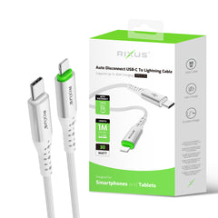 Rixus RXUC21L USB-C-auf-Lightning-Kabel mit automatischer Trennung