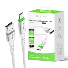 Rixus RXUC21AC Auto-Disconnect USB-A-auf-USB-C-Kabel