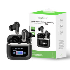 Rixus RXBH23 Wireless Travel Pro Kopfhörer mit Touchscreen-Display