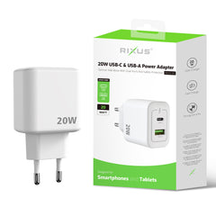 Rixus RXHC20 USB-C, USB-A Netzteil