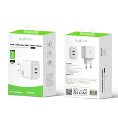 Rixus RXHC45 GaN Dual-USB-C-Netzteil