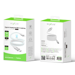Rixus RXUC59L Magnetisches Ladekabel USB-C auf Lightning