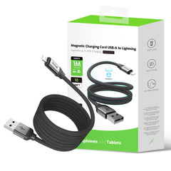 Rixus RXUC61AL Magnetisches Ladekabel USB-A auf Lightning