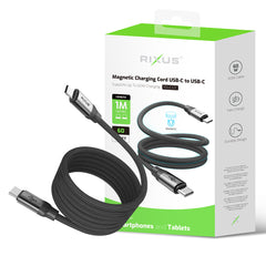 Rixus RXUC61C Magnetisches Ladekabel USB-C auf USB-C