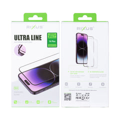 Rixus für iPhone 16 Plus Panzerglas Ultradünn