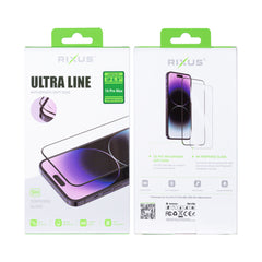 Rixus für iPhone 16 Pro Max Tempered Glass Ultradünn