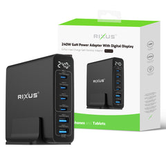 Rixus RX240 GaN Netzteil mit Digitalanzeige