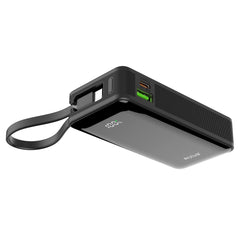 Rixus RXPB01B Powerbank mit integriertem Handschlaufenkabel