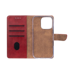 Rixus Bookcase For iPhone 16 Pro
