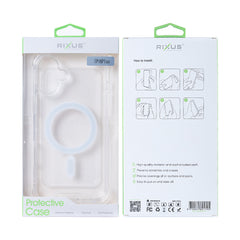 Rixus For iPhone 16 Plus Anti-Burst Case With MagSafe