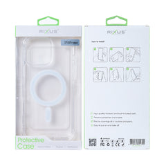 Rixus For iPhone 16 Pro Max Anti-Burst Case With MagSafe