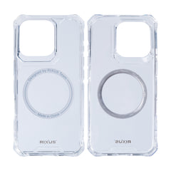 Rixus For iPhone 16 Pro Armor-X Anti Shock Case With MagSafe