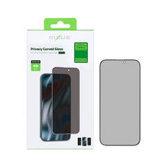 Rixus Privacy Full Curved Edge Tempered Glass für Samsung Galaxy S24 FE, A36, A56