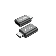 Rixus RXOTG02 USB-C auf USB-A OTG Adapter (2er-Pack)