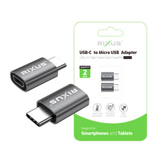 Rixus RXOTG04 USB-C auf Micro-OTG-Adapter (2er-Pack