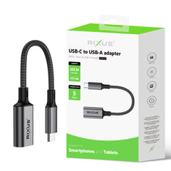 Rixus RXMU24 Typ C auf USB A 3.0 Adapter