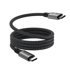 Rixus RXUC03 Magnetisches USB-C 4.0 auf USB-C Kabel Einfach aufrollbar