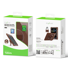 Rixus RXTC08 Anti Shock Case For iPad 10 10.9" (2022) Chocolate