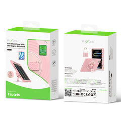 Rixus RXTC08 Anti-Schock-Hülle für iPad Air 11" (2024), Air 4 10,9" (2020), Air 5 10,9" (2022), Pro 11" (2018, 2020, 2021, 2022) Kirschblüten