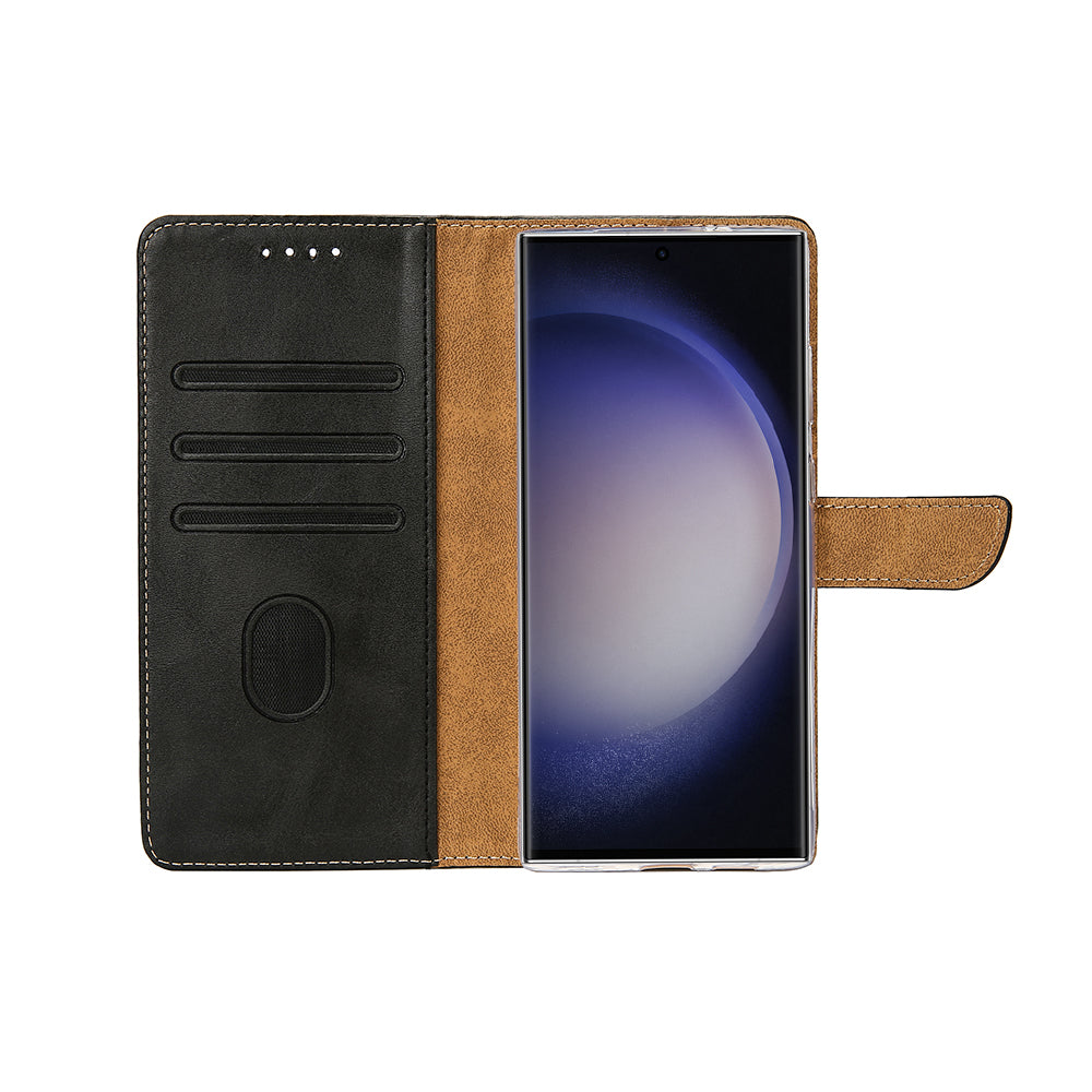 Rixus Bookcase For Samsung Galaxy S25 Ultra S938B