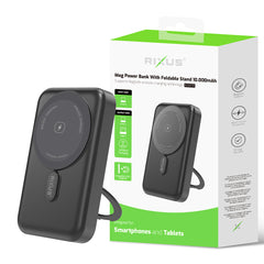 Rixus RXPB71B MagSafe Powerbank mit faltbarem Ständer