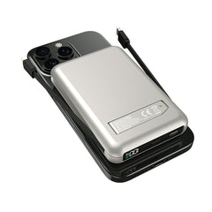 Rixus RXPB76A MagSafe Powerbank mit integriertem Kabel