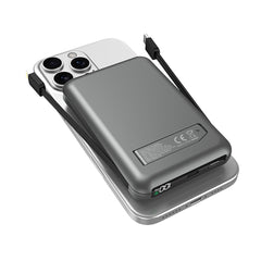 Rixus RXPB76B MagSafe Powerbank mit integriertem Kabel