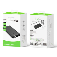 Rixus RXPB08 Powerbank mit integriertem USB-C-Kabel