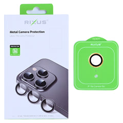 Rixus Metal Shield Camera Tempered Glass For iPhone 16e