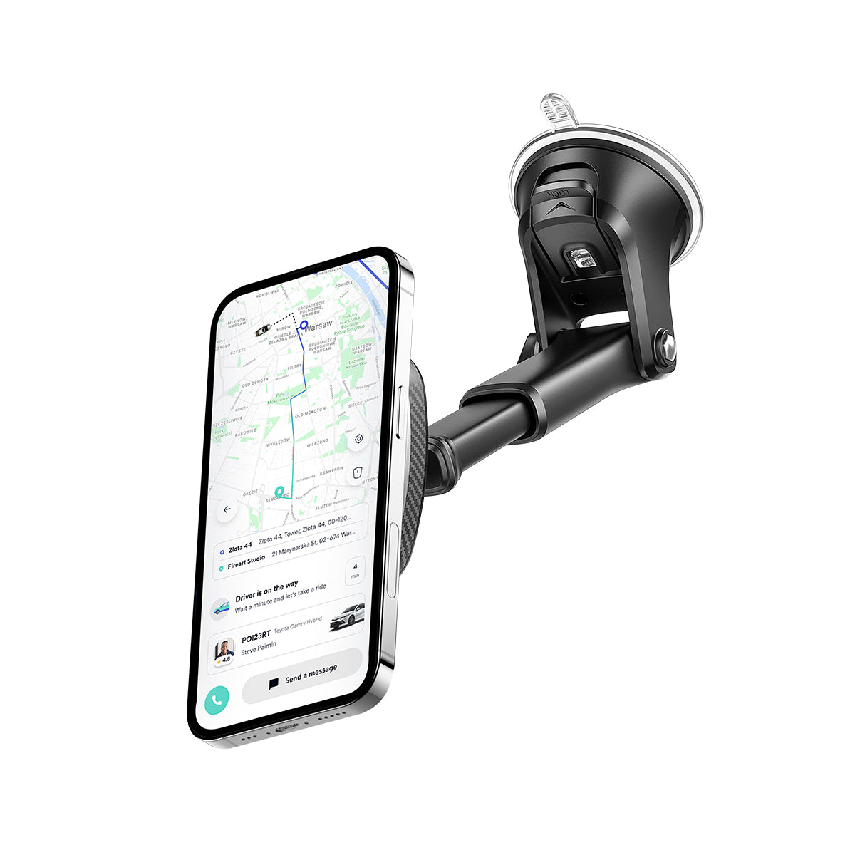 Rixus RXHM16 Magnetic Phone Mount Dashboard Car Phone Holder