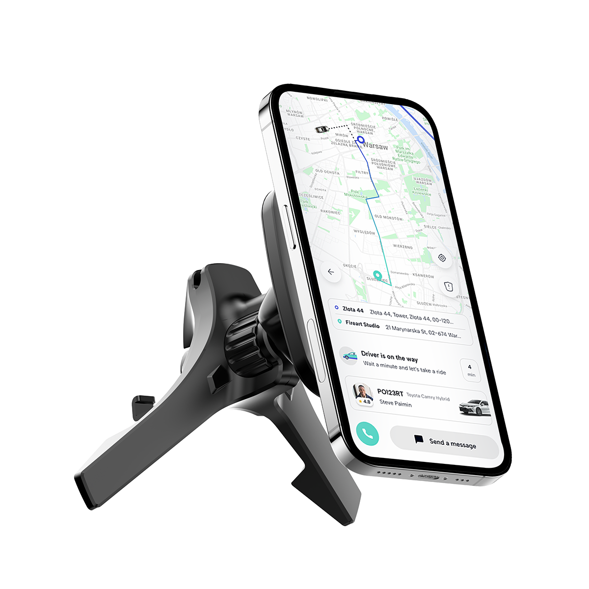 Rixus RXHM18 Magnetic Car Air Vent Phone Holder for Mercedes