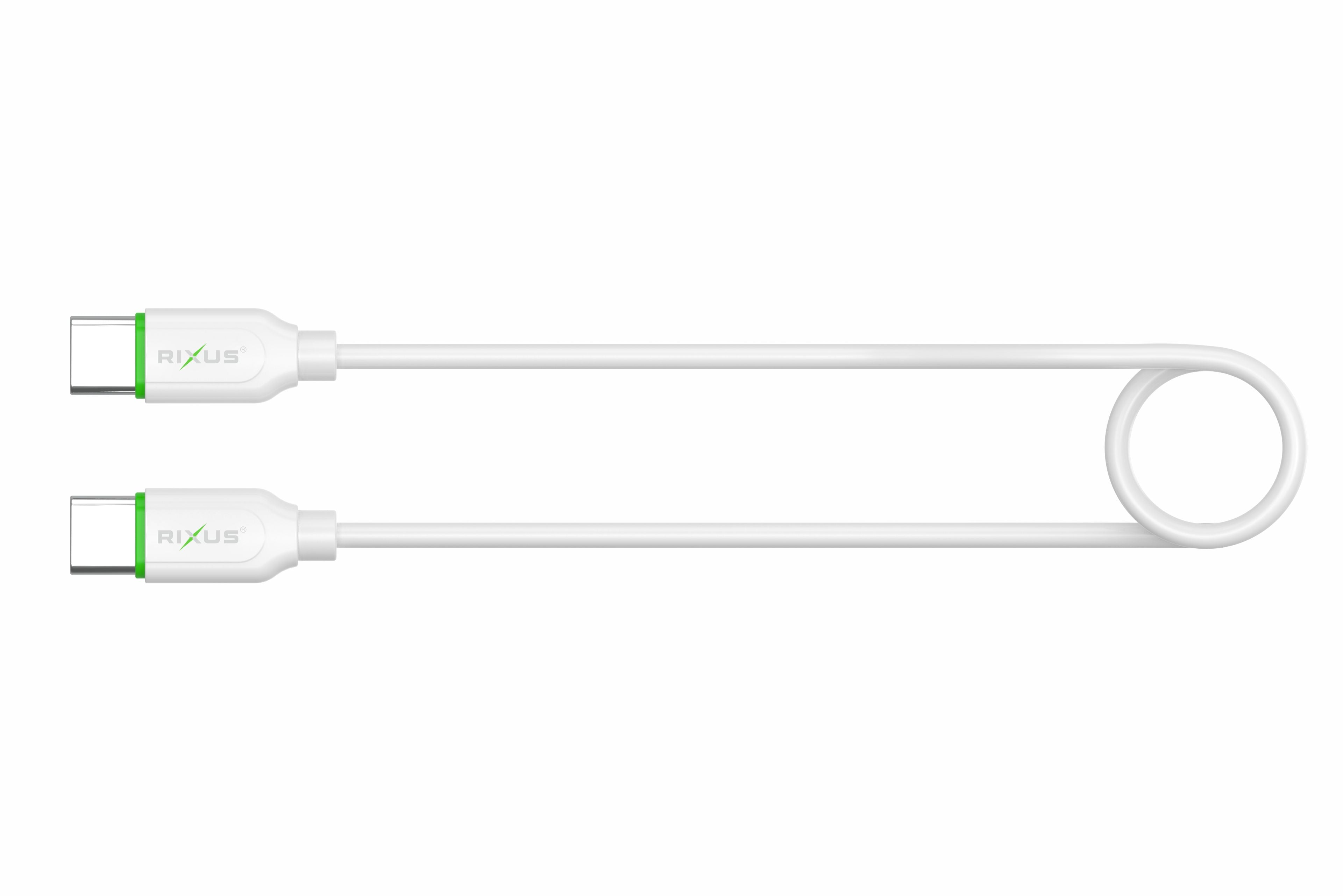 Rixus RX2017 Data Sync And Fast Charge Cable Type-C to Type-C