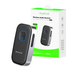 Rixus RXBT33 Bluetooth 5.0 und AUX-Empfänger, Schwarz