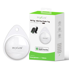 Rixus Rix Tag Apple MFi-zertifizierter Tracker Kompatibel mit Apple „Wo ist?“ (Nur iOS)
