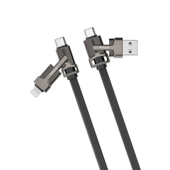 Rixus RXUC41 Flach geflochtenes Multi-Kabel