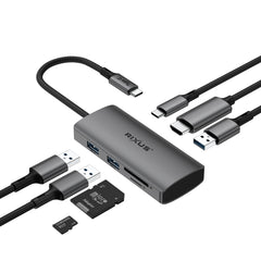 Rixus RXHU10 USB-C-auf-HDMI-Adapter mit Dockingstation