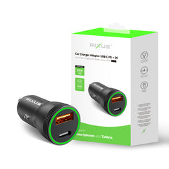 Rixus RXCC11 USB-C PD+QC Kfz-Ladegerät