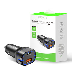 Rixus RXCC13 USB-C PD+QC3.0 Kfz-Ladegerät