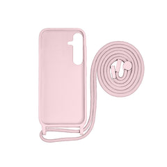 Rixus For Samsung Galaxy S24 Plus 5G S926B TPU Necklace Cord Cover