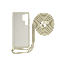 Rixus For Samsung Galaxy S24 Ultra 5G S928B TPU Necklace Cord Cover