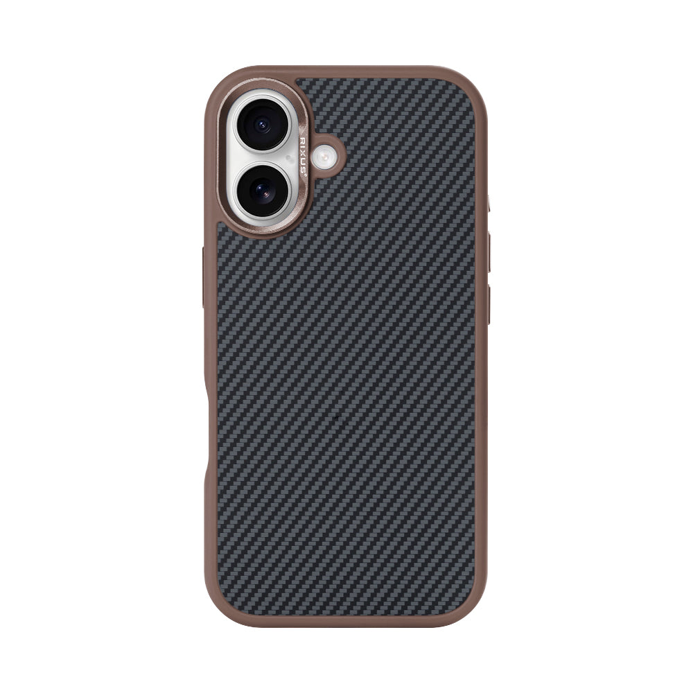 Rixus Mag Carbon With MagSafe For iPhone 16 Plus