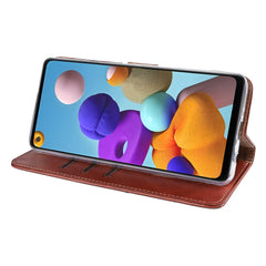 Rixus Bookcase für Samsung Galaxy A21s A217F