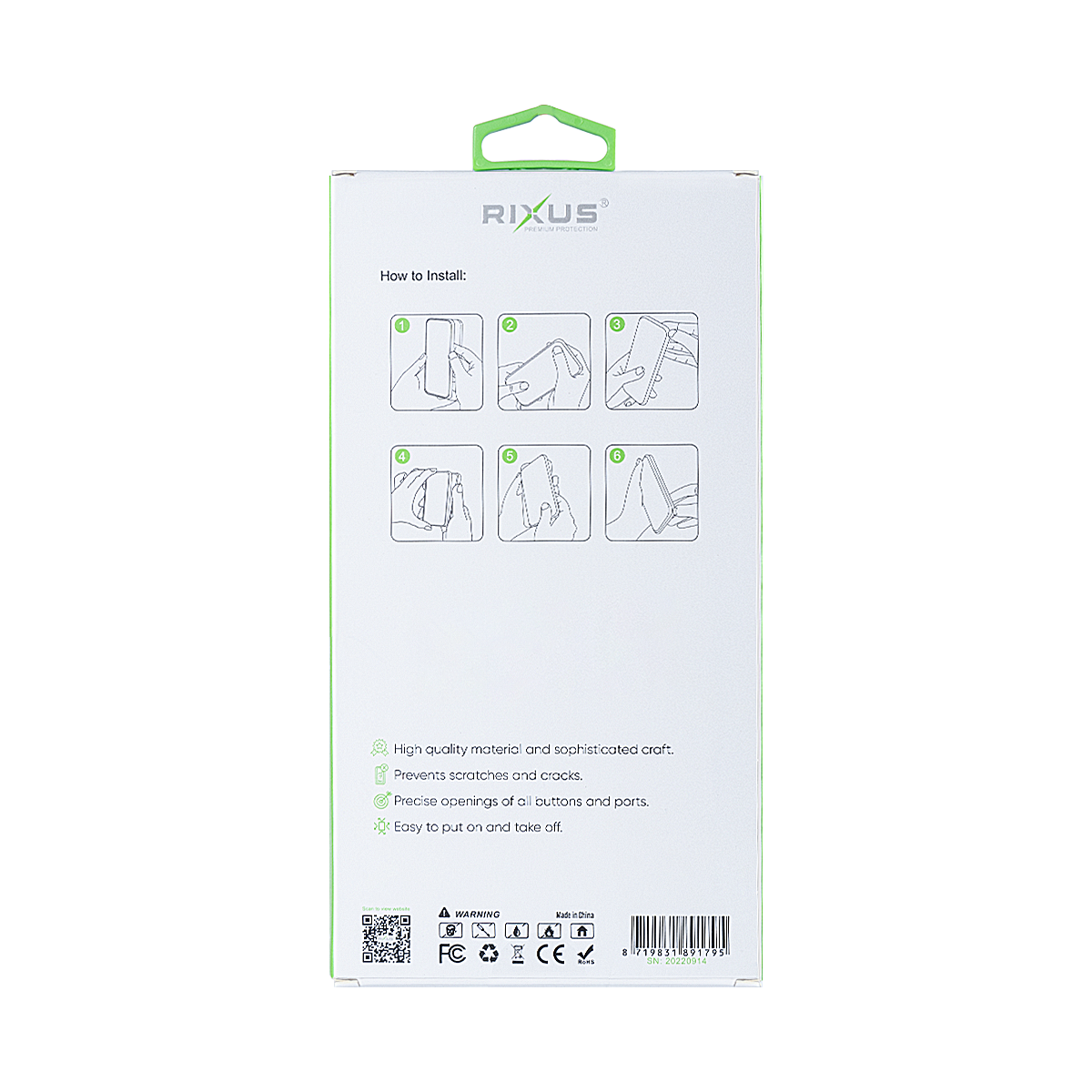 Rixus Anti-Burst Case For Samsung Galaxy A53 5G A536B