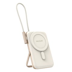 Rixus RXPB29 Magnetische Powerbank 10.000 mAh mit integriertem USB-C-Kabel