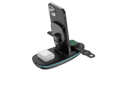 Rixus RXWC43 3-in-1 faltbare kabellose Ladestation