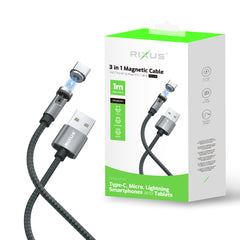 Rixus RXU48 Magnetkabel 3 in 1