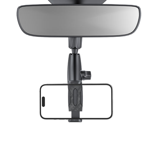 Rixus RXHW65 360Â° Rear View Mirror Phone Holder Mount