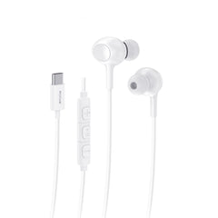 Rixus RXHD56CW USB C kabelgebundener Ohrhörer Typ Kopfhörer mit Mikrofon