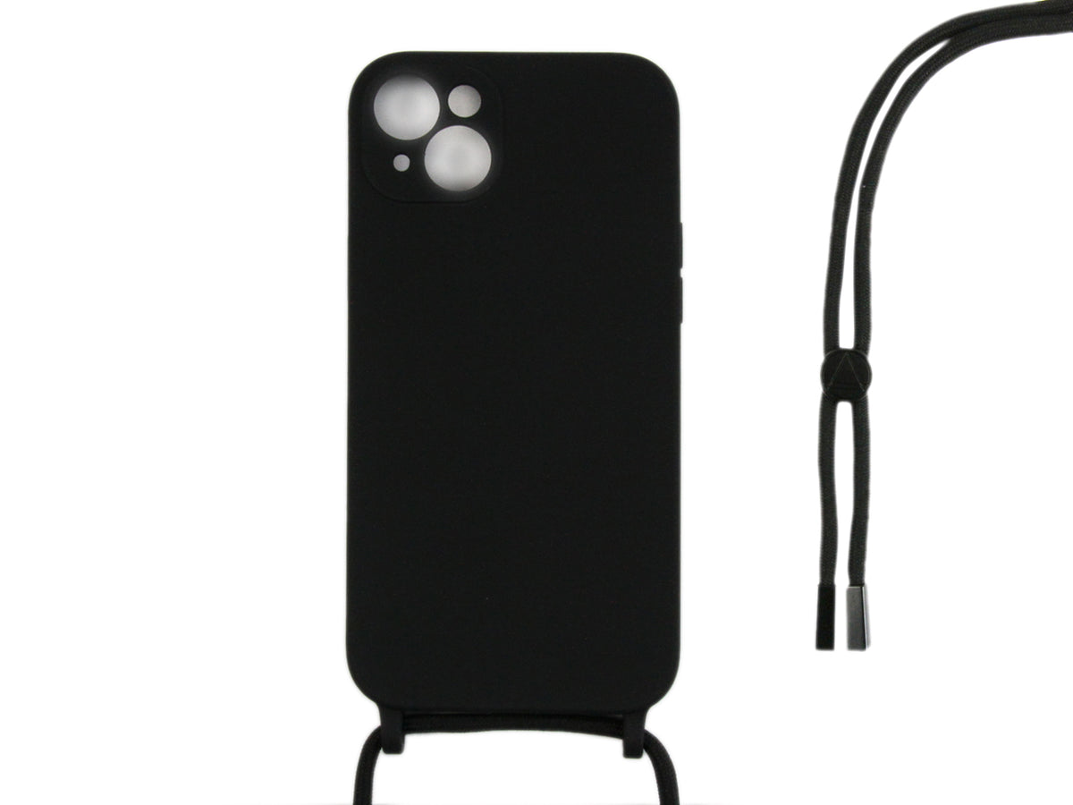 Rixus For iPhone 14 TPU Necklace Cord Cover