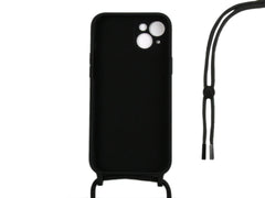 Rixus For iPhone 14 TPU Necklace Cord Cover